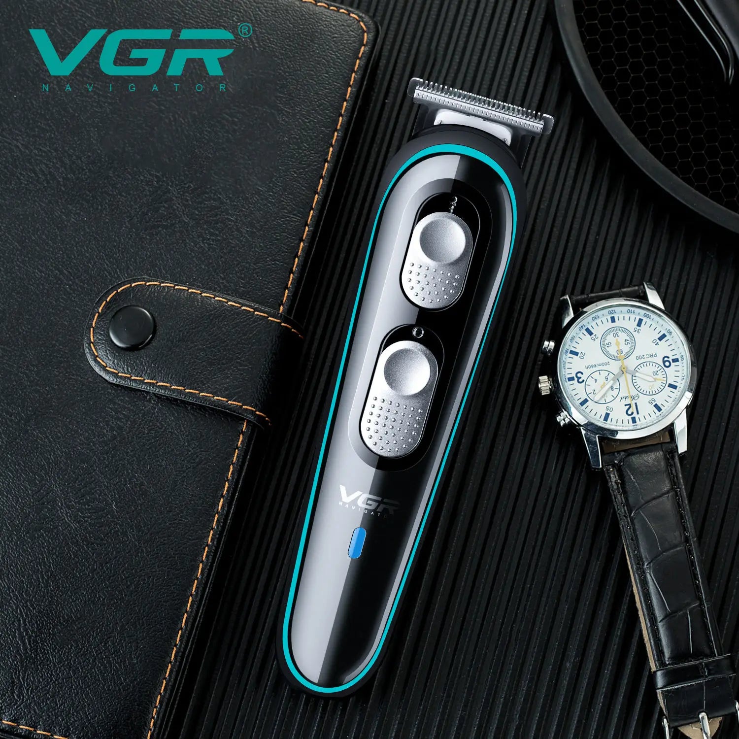 VGR 055 Electric Hair Clipper Household Convenient Electric Push Cutting Oil Head Carving Stainless Steel Knife Head Hair Trimmi Peaceful Pleasures Health and Wellness