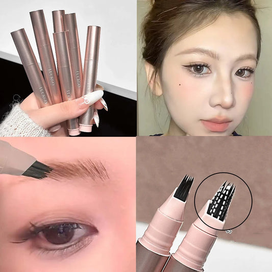 Waterproof Multi-Tip Liquid Eyebrow Pen – Long-Lasting & Natural Liquid Eyebrow Pen Peaceful Pleasures Health and Wellness