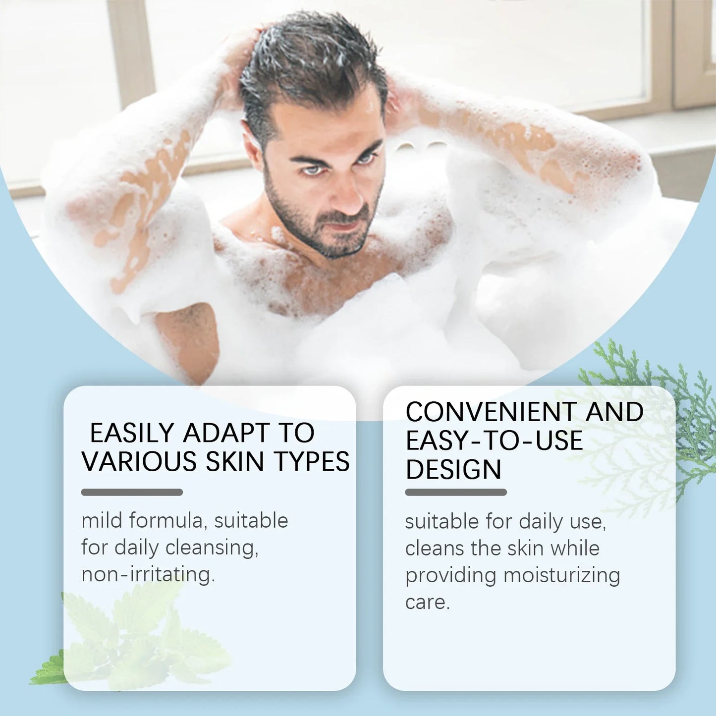 Glacier Cooling Mint Men's Bar Soap – Face & Body Cleanser