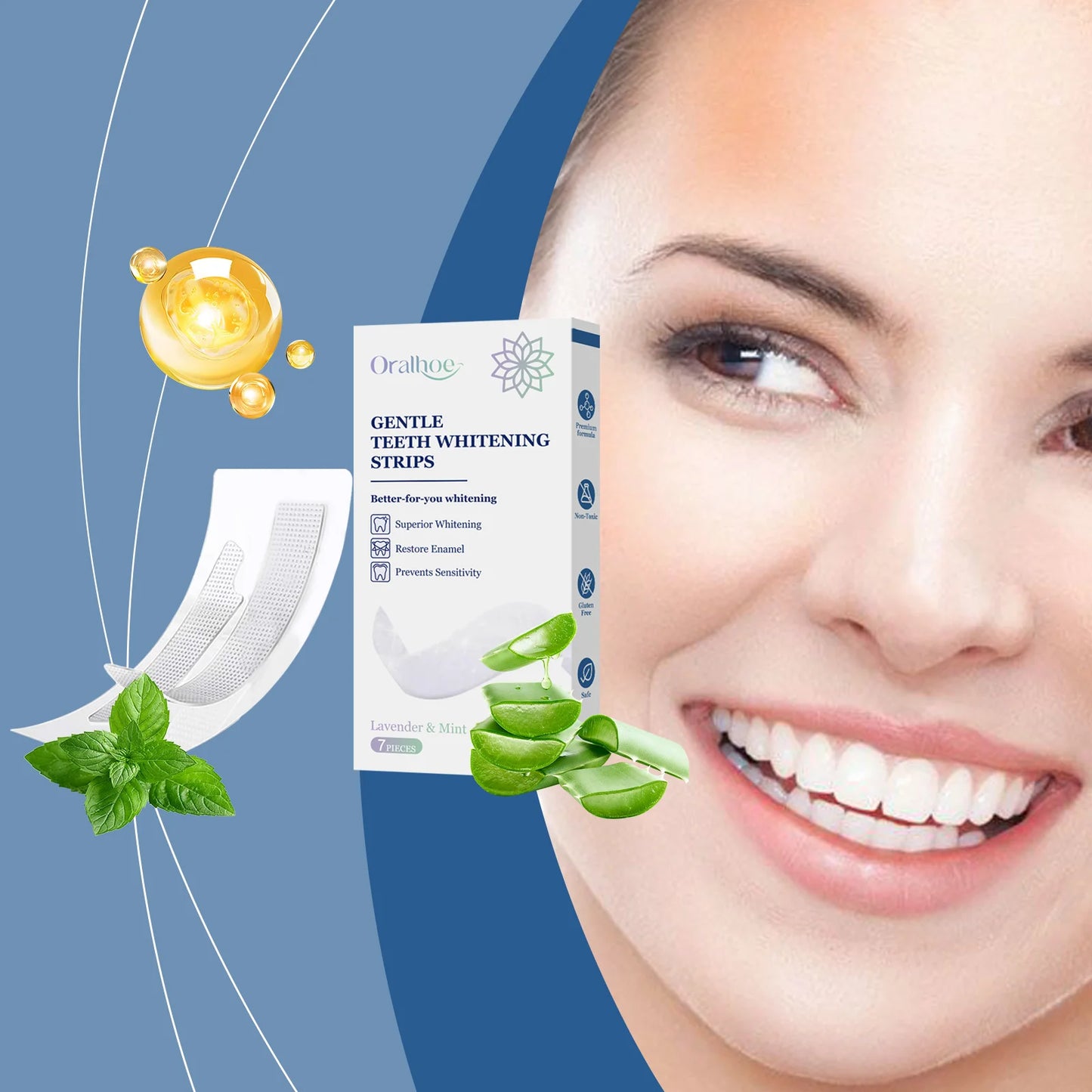 Oralhoe Teeth Whitening Strips – Remove Stains at Home