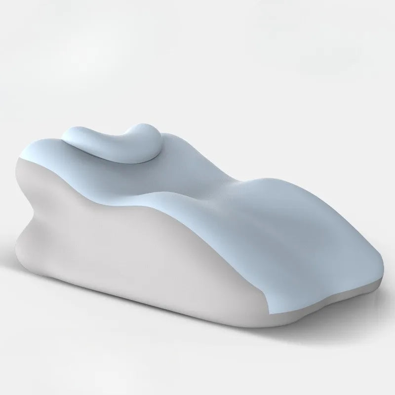 Large Bed Multifunctional Ergonomic Wedge Pillow with New Prone Position for Reading Unique Curved Design with Washable Cover Peaceful Pleasures Health and Wellness With pillow D