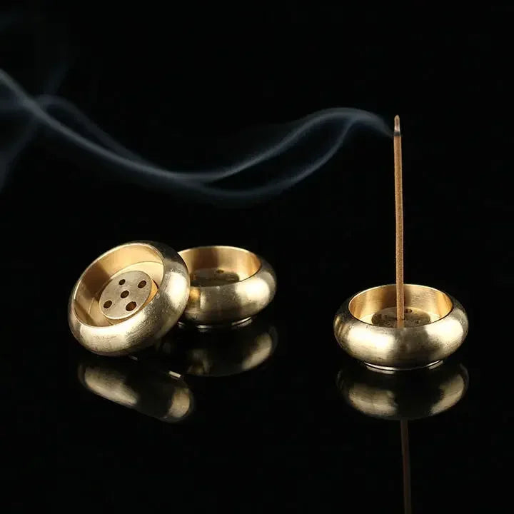 Lotus Alloy Incense Burner Stick Holder Plate | Buddhism Censer
