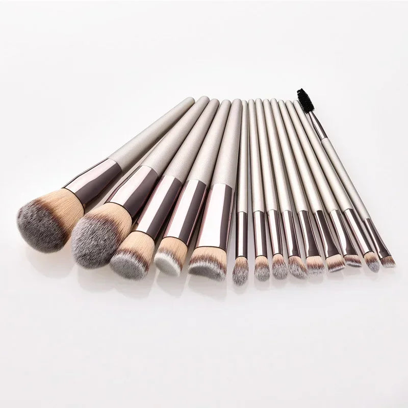 Foundation, Blush, Powder, Eyeshadow, Kabuki Blending Makeup Soft Fluffy Brushes Set Peaceful Pleasures Health and Wellness
