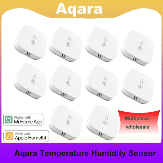 Aqara Temperature Sensor Smart Air Pressure Humidity Environment Sensor Zigbee Smart Home For XiaoMi Mi Home Homekit Peaceful Pleasures Health and Wellness