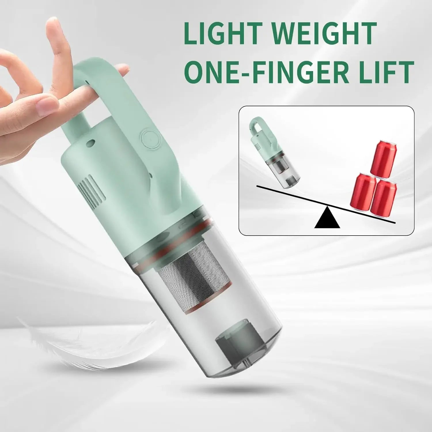 Handheld Cordless Vacuum Cleaner for Pet Hair, Hardwood Floors, and Home Cleaning with 8000PA Suction Peaceful Pleasures Health and Wellness