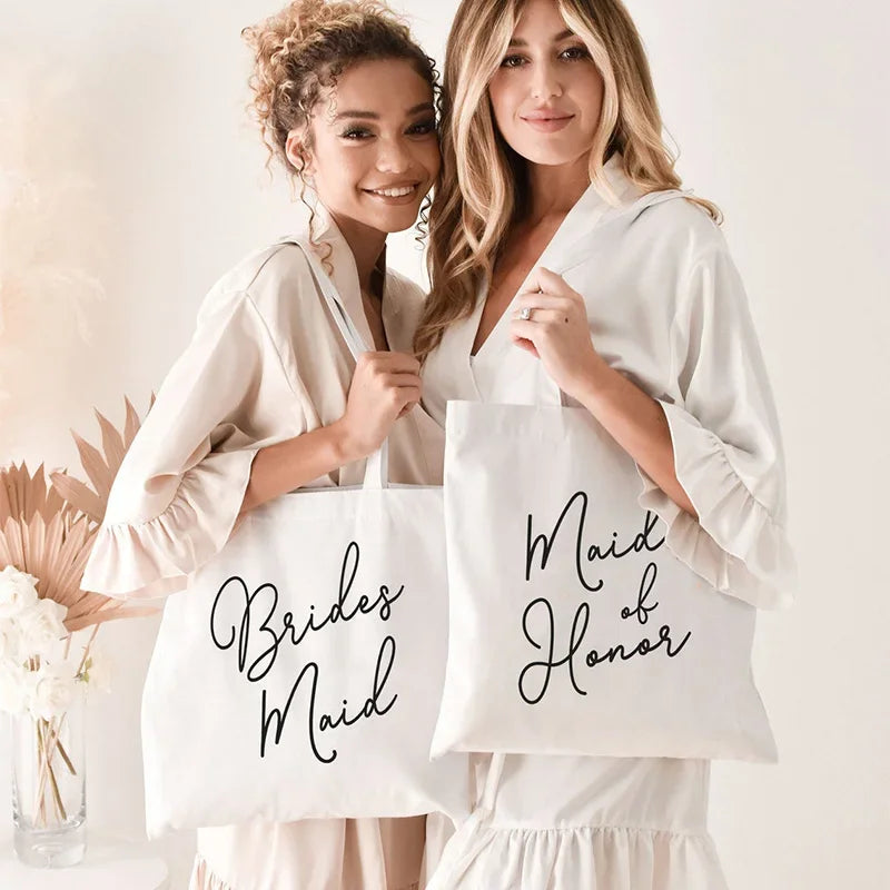 Bridal Party Tote Bag | Wedding Gift for Bridesmaids & MOB
