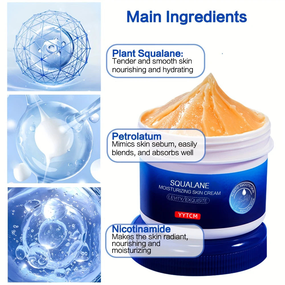 1pc/2pcs Squalane Intensive Repair Foot Cream Heal Cracked Heels, Ultra Moisturizing Dry Skin And Nourishing Foot Skin 70g/pc Peaceful Pleasures Health and Wellness