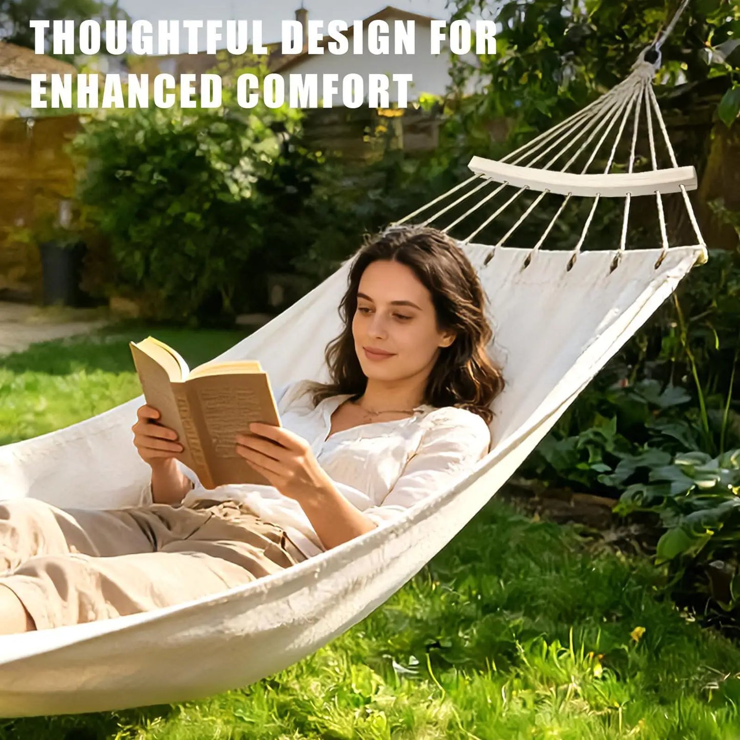 Wooden Hammock Spreader Bars 2-Pack | 10-Hole 40cm Crossbars Hammock Spreader Bar Peaceful Pleasures Health and Wellness