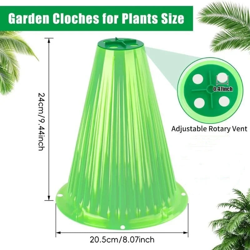 Seedling Protector Caps & Snail Collars – 5 or 10 Pack
