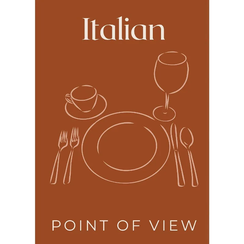 Retro Italian Kitchen Canvas Wall Art | Pasta & Lemon Poster Canvas Wall Art Peaceful Pleasures Health and Wellness 2 30x40cm Unframed