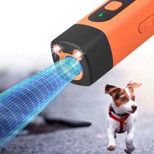 Rechargeable Ultrasonic Dog Repeller with LED Flashlight & Remote Dog Repeller Device Oasis Select