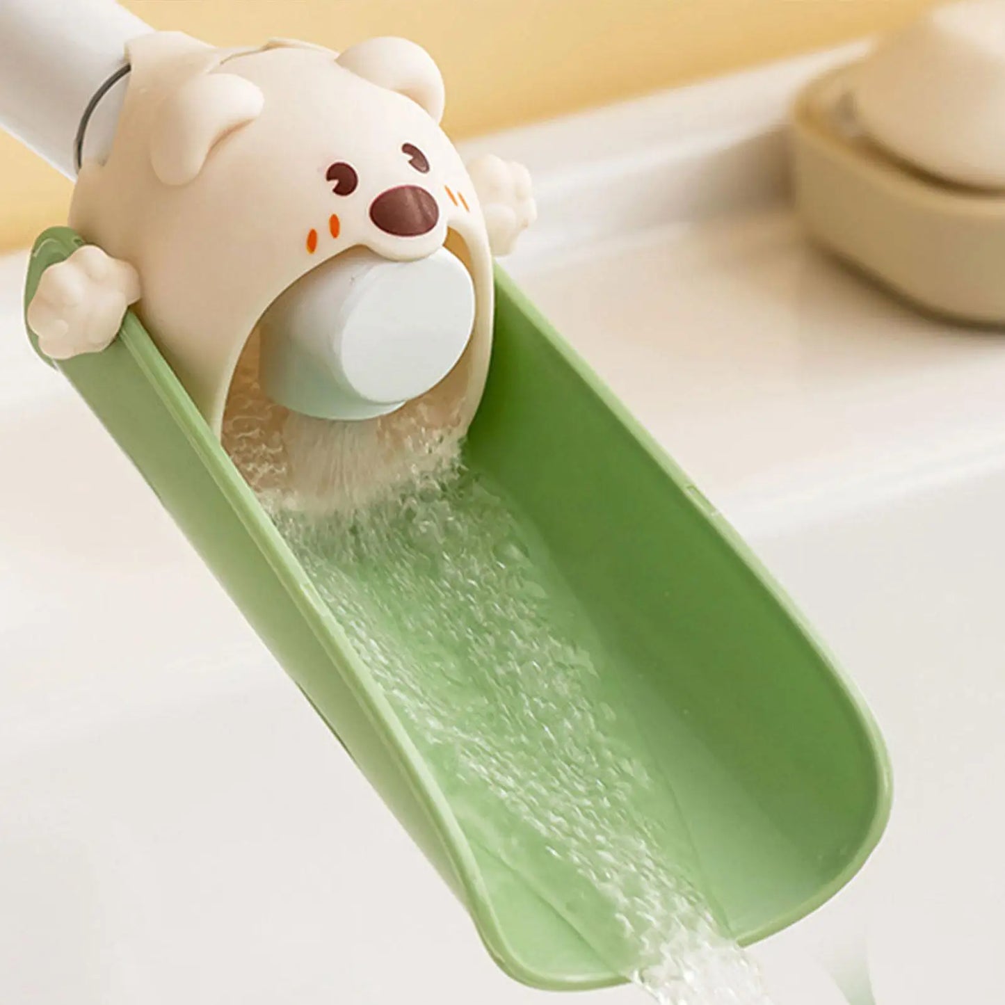 Cartoon Animal Faucet Extender for Kids – Fun Hand Washing
