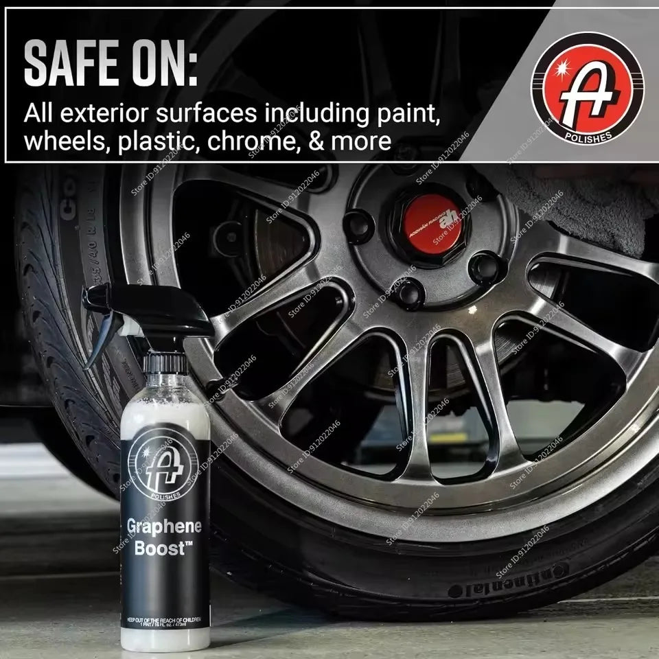 Graphene Boost Graphene Ceramic Coating Spray for Car Detailing Protection Extends Life of Top Coat Ceramics Maintenance Spray Peaceful Pleasures Health and Wellness