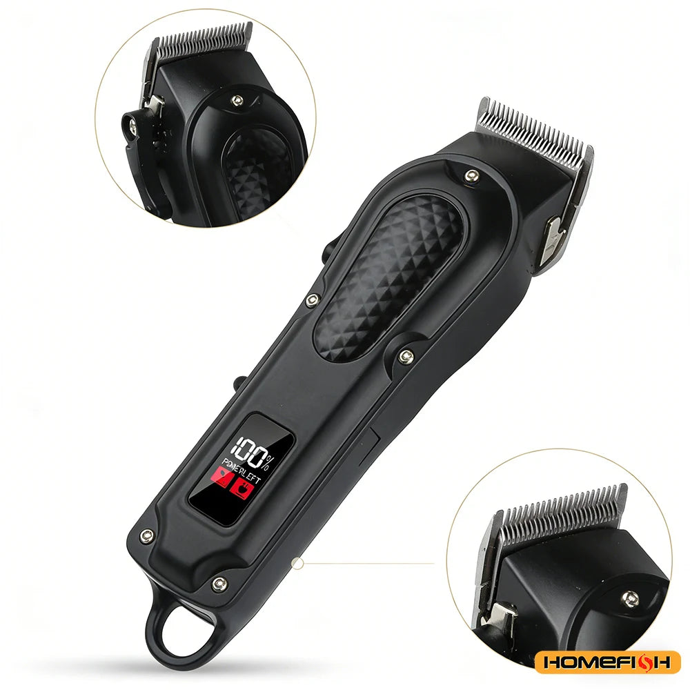 Cordless Hair Clipper & Beard Trimmer – USB Rechargeable for Men