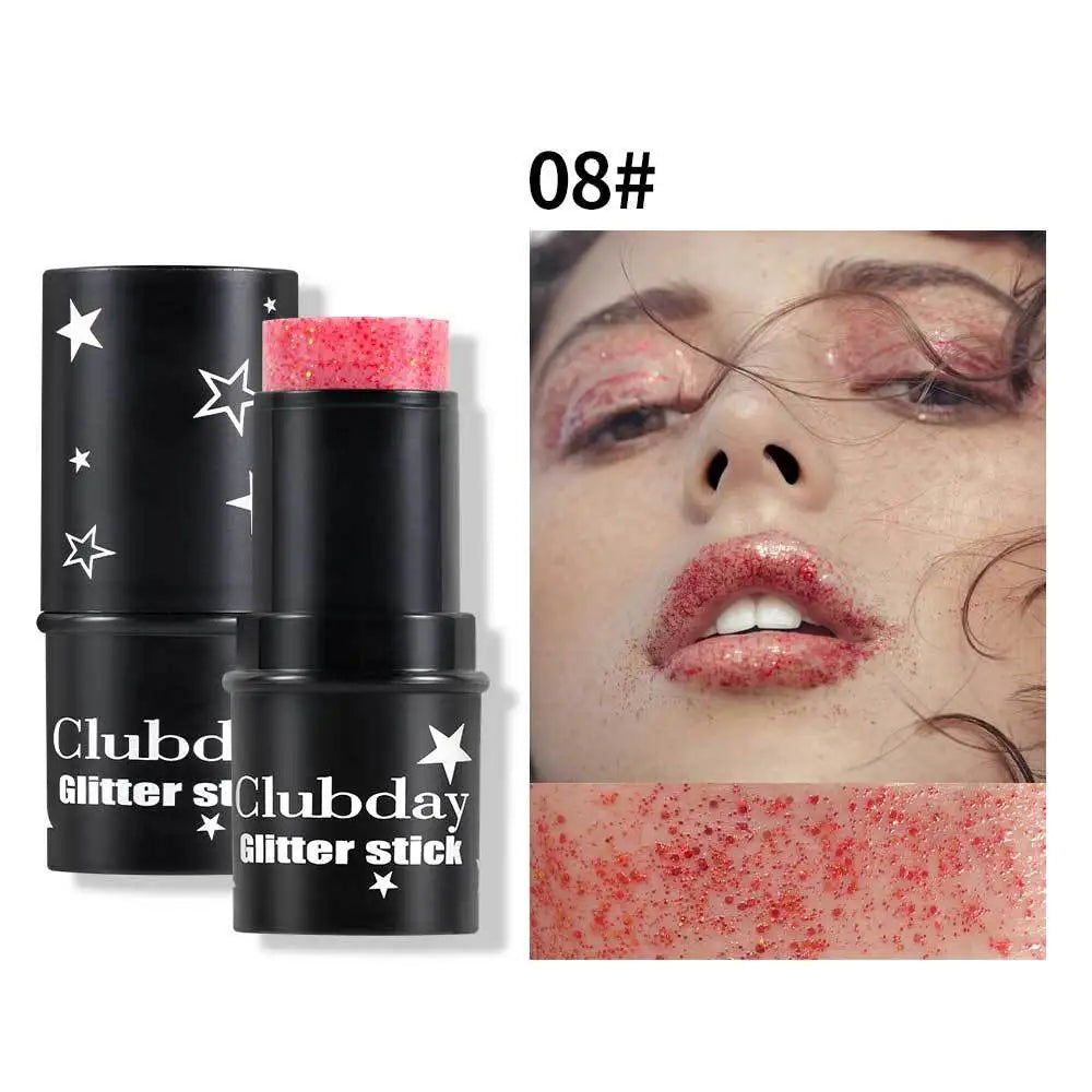 Glitter Eyeshadow Stick – Multichrome Cream Shimmer Sparkle
