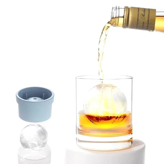 Silicone Ice Ball Mold – Large Sphere Ice Cube Tray for Bar & Home Ice Ball Mold Oasis Select
