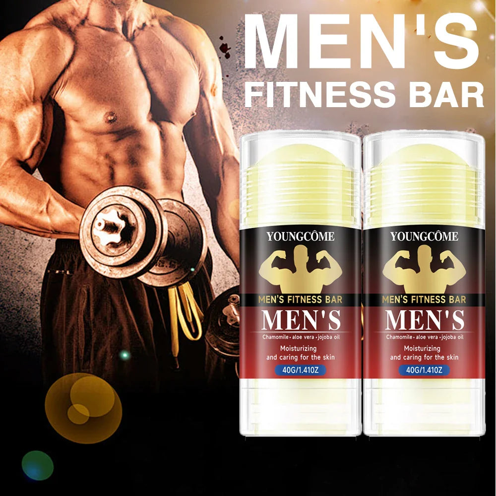 YOUNGCOME Men's Gym Skincare Bar – 72H Odor Control & Niacinamide