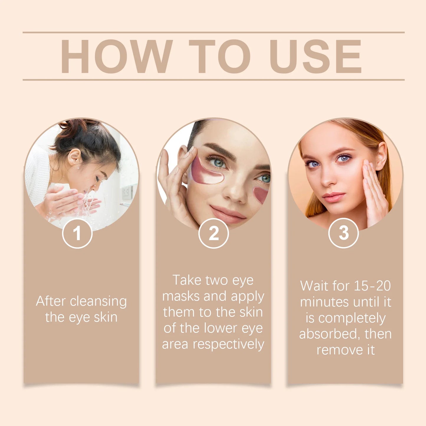 Coffee Eye Mask for Dark Circles and Anti-Aging Peaceful Pleasures Health and Wellness