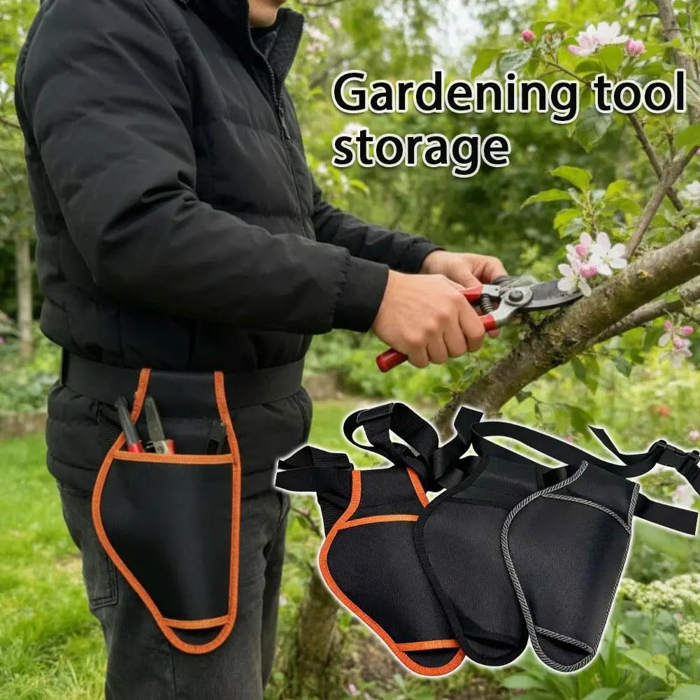 Hard Shell Electric Scissors Storage Bag Portable Garden Tool Organizer Large Pockets Gardening Equipment Storage Pouch Peaceful Pleasures Health and Wellness