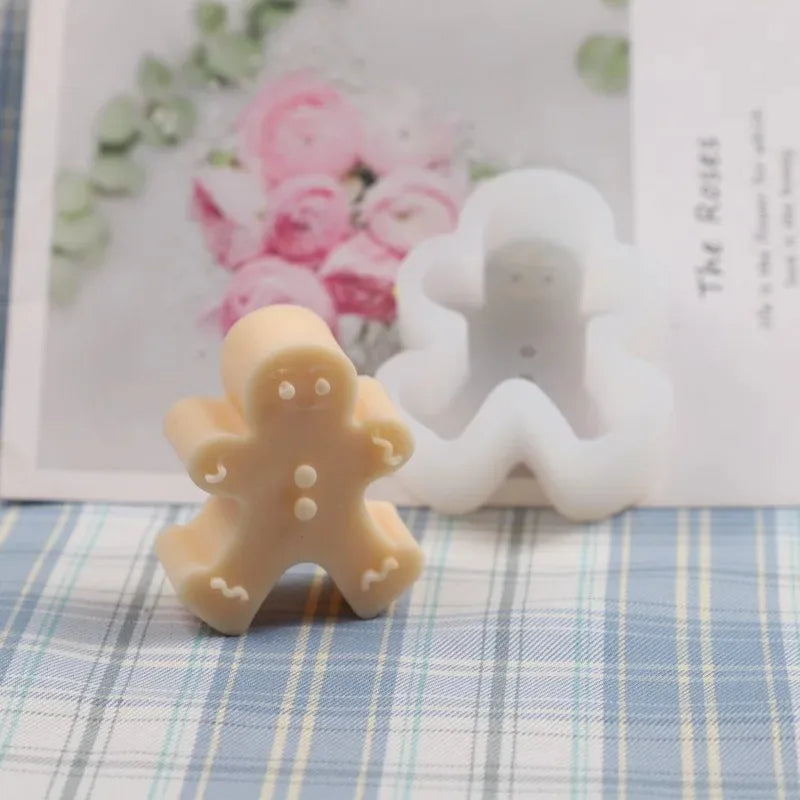 Christmas Silicone Mold Set – Tree, Reindeer & Gingerbread Man