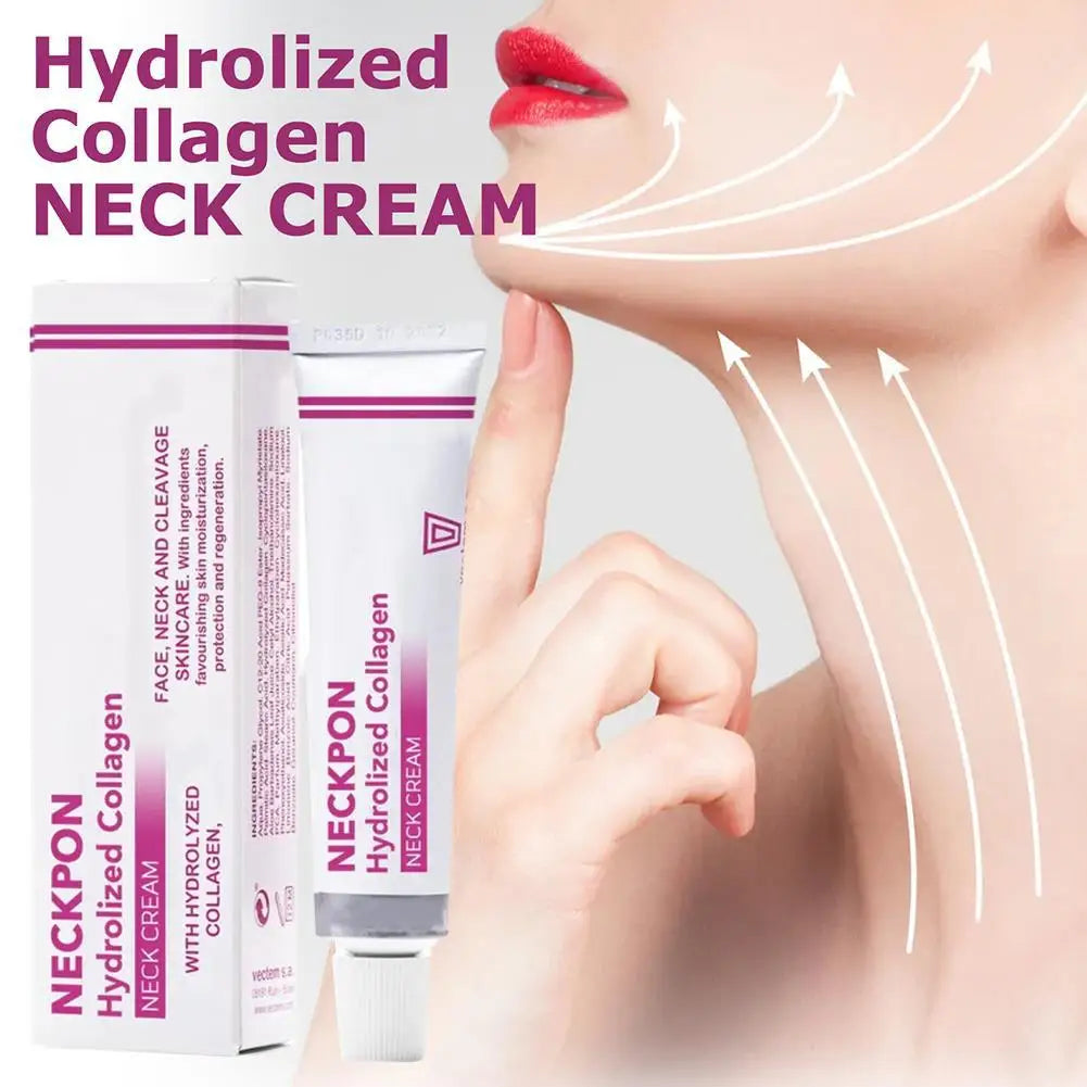 Collagen Neck Cream 40g – Firms, Lifts & Reduces Fine Lines Peaceful Pleasures Health and Wellness Default Title