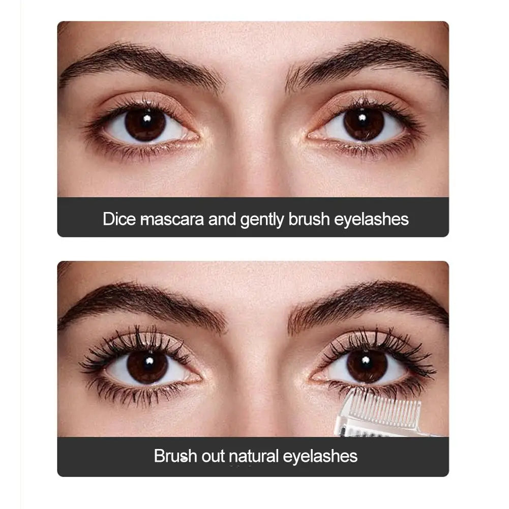 Dual-Headed Eyebrow Comb Makeup Brush Beauty Tool Professional Lash & Brow Comb, Dual-Sided Brush Creates Groomed Lashes & Brows Peaceful Pleasures Health and Wellness
