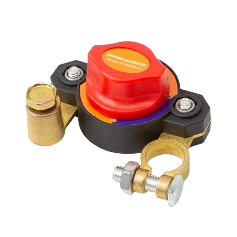 Car Battery Disconnect Switch LED Voltage Display 12/24V