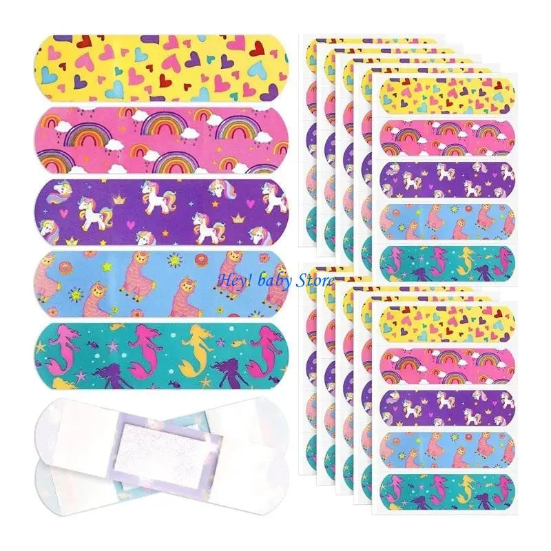 Kids Cartoon Bandages – Waterproof Adhesive Plasters, 50pcs
