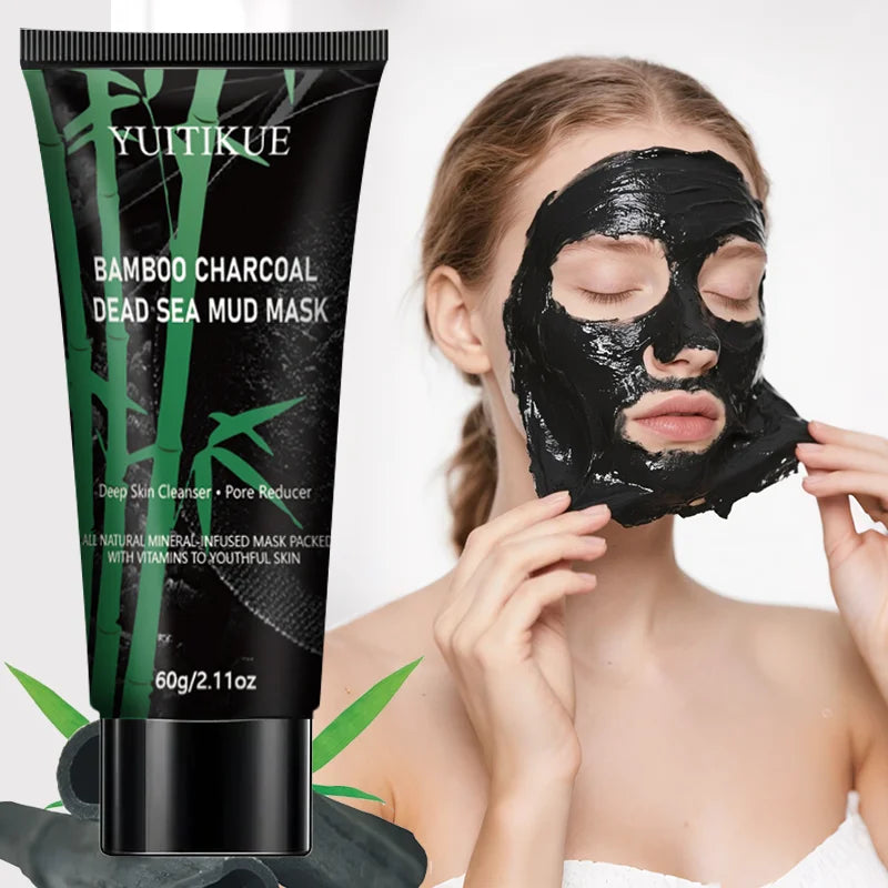 Bamboo Charcoal Dead Sea Mud Mask 60g – Deep Pore Cleanser