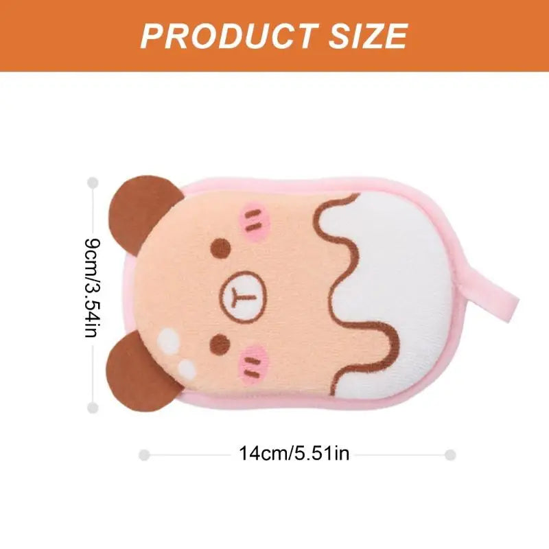 Cartoon Baby Bath Sponge | Soft & Gentle for Newborns 0–3Y