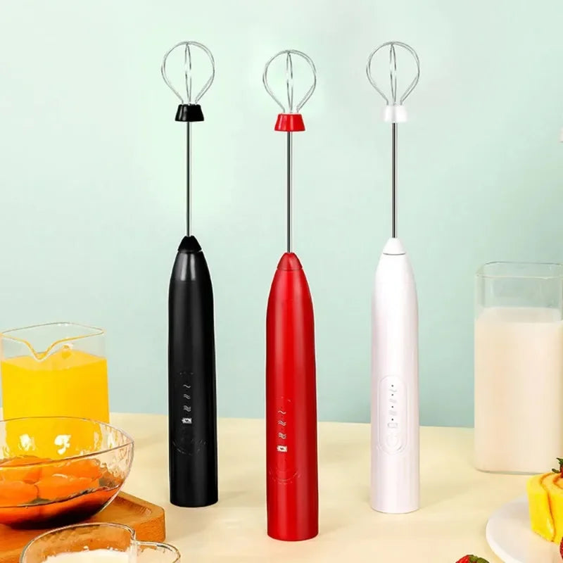 Electric Milk Frother & Egg Beater – 3-Speed Handheld Mixer Electric Milk Frother Peaceful Pleasures Health and Wellness