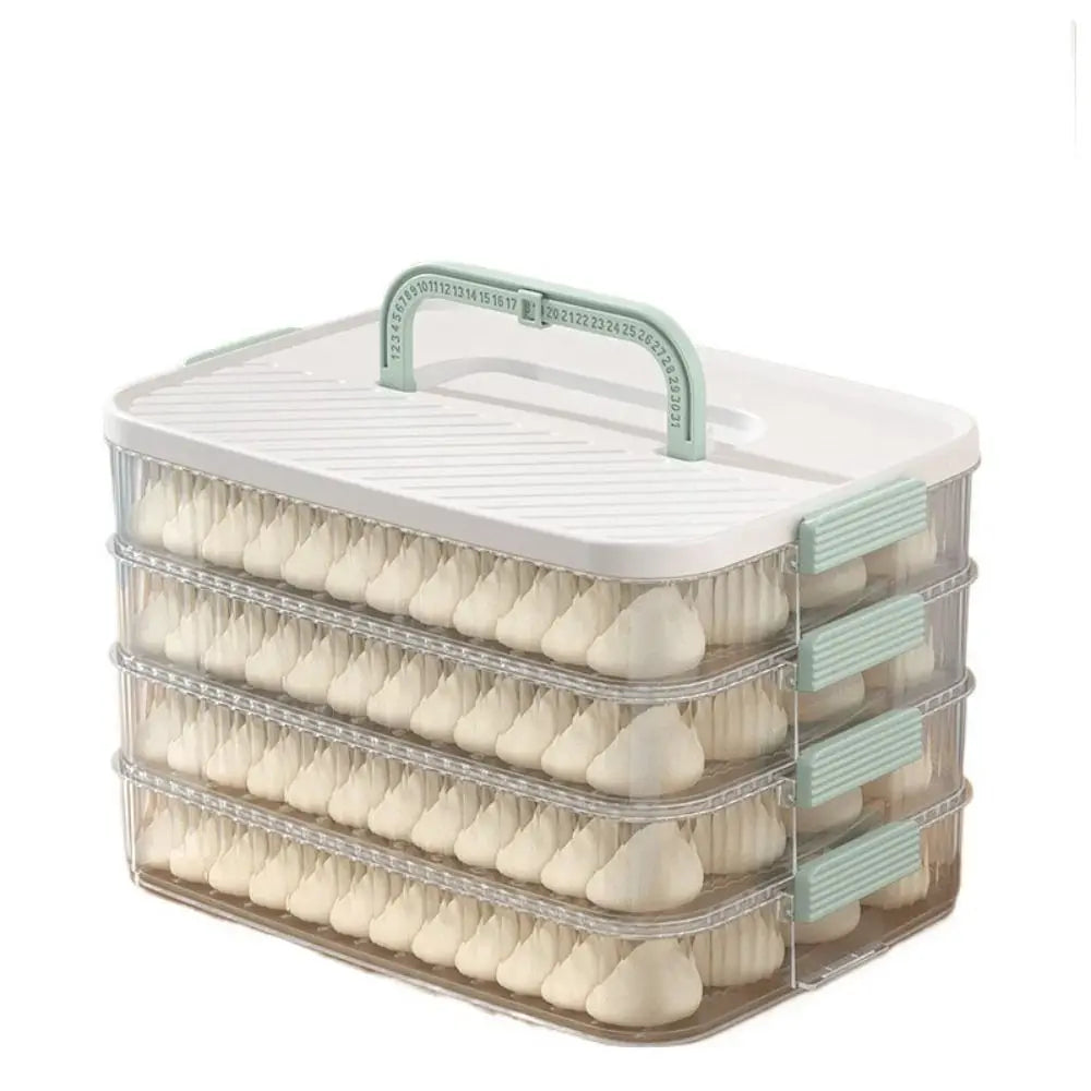Multi-Layer Frozen Dumpling Storage Box | Large Capacity