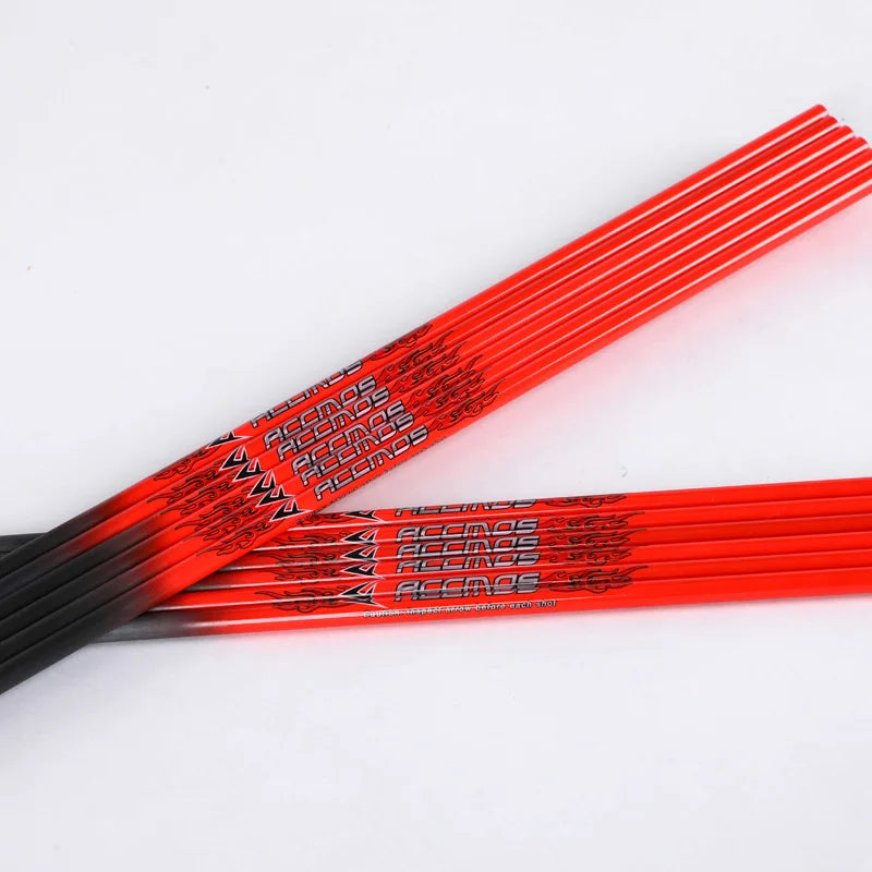 12 ACCMOS Arrow Shaft Pure Carbon Spine 300 340 400 500 600 700 800