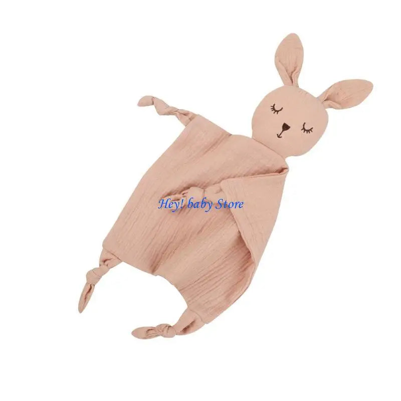 Cartoon Rabbit Baby Soothing Towel | Soft Comfort Cloth 0–12M