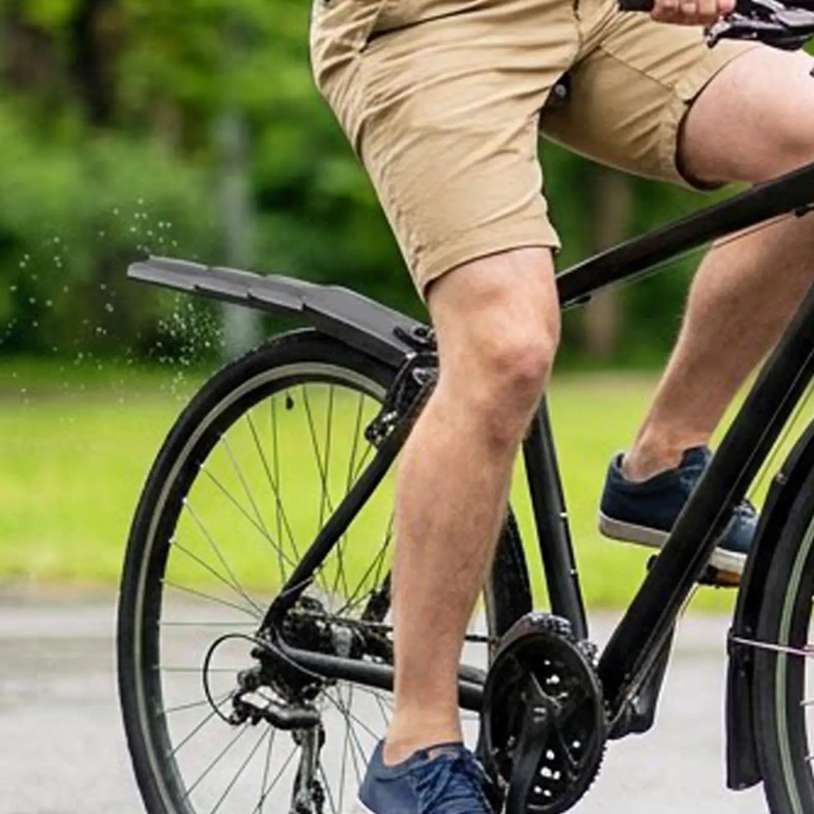 Quick Release Extendable Bicycle Mudguard Front Rear Bike Fenders For Mountain Road Bike Urban Commuting Travel Peaceful Pleasures Health and Wellness