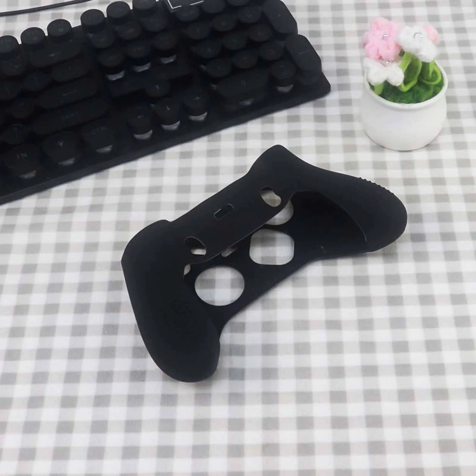 Soft Silicone Cover Anti Drop Protective Skin Case Dustproof Game Controller Soft Shell Suitable for FLYDIGI Vader 5 Pro/5S Peaceful Pleasures Health and Wellness