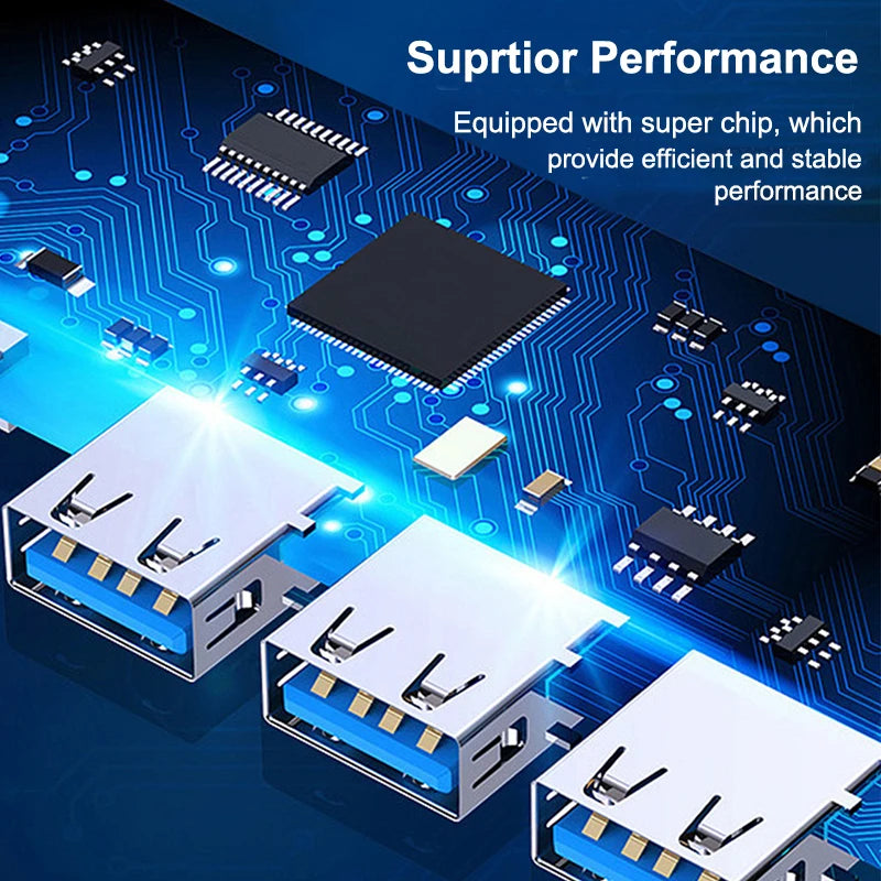 New USB 3.0 Hub 4 Port USB Hub High Speed Type C Splitter 5Gbps For PC Computer Accessories Multiport HUB 4 USB 3.0 2.0 Ports Peaceful Pleasures Health and Wellness