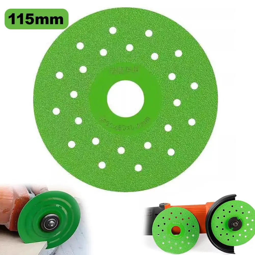 Sintered Stone Flat Grinding Cutting Disc Specialized for Tile Edge Trimming 45 Degree Chamfer Bevel Cutting No Chipping Edge Gr Peaceful Pleasures Health and Wellness 115MM