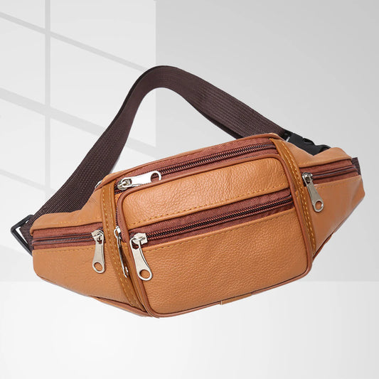 Unisex Crossbody Bags Fanny Pack Multi-pocket Shoulder Bag with Zipper Closure Gifts for Men Women Cross Body Peaceful Pleasures Health and Wellness