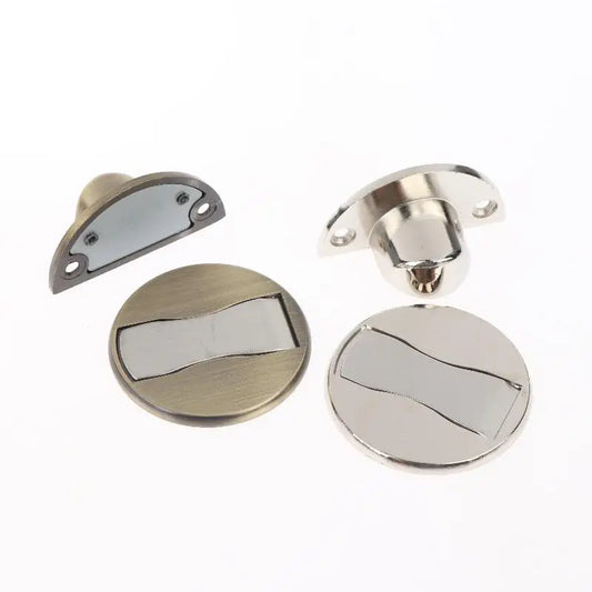 New 1 PC Punch Free Invisible Door Stop Strong Magnetic Bedroom Bathroom Anti Collision Mute Floor Selflocking Stopper Peaceful Pleasures Health and Wellness