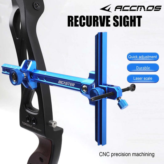 BICASTER ELF Upgraded Recurve Bow Sight Left Right Handed Quick Peaceful Pleasures Health and Wellness Red