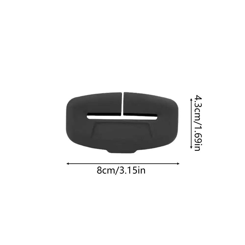 4pcs Silicone Seat Belt Buckle Cover Anti-Scratch Protector Seatbelt Buckle Protectors for Auto Trucks SUV RVs Garages Men Peaceful Pleasures Health and Wellness Black