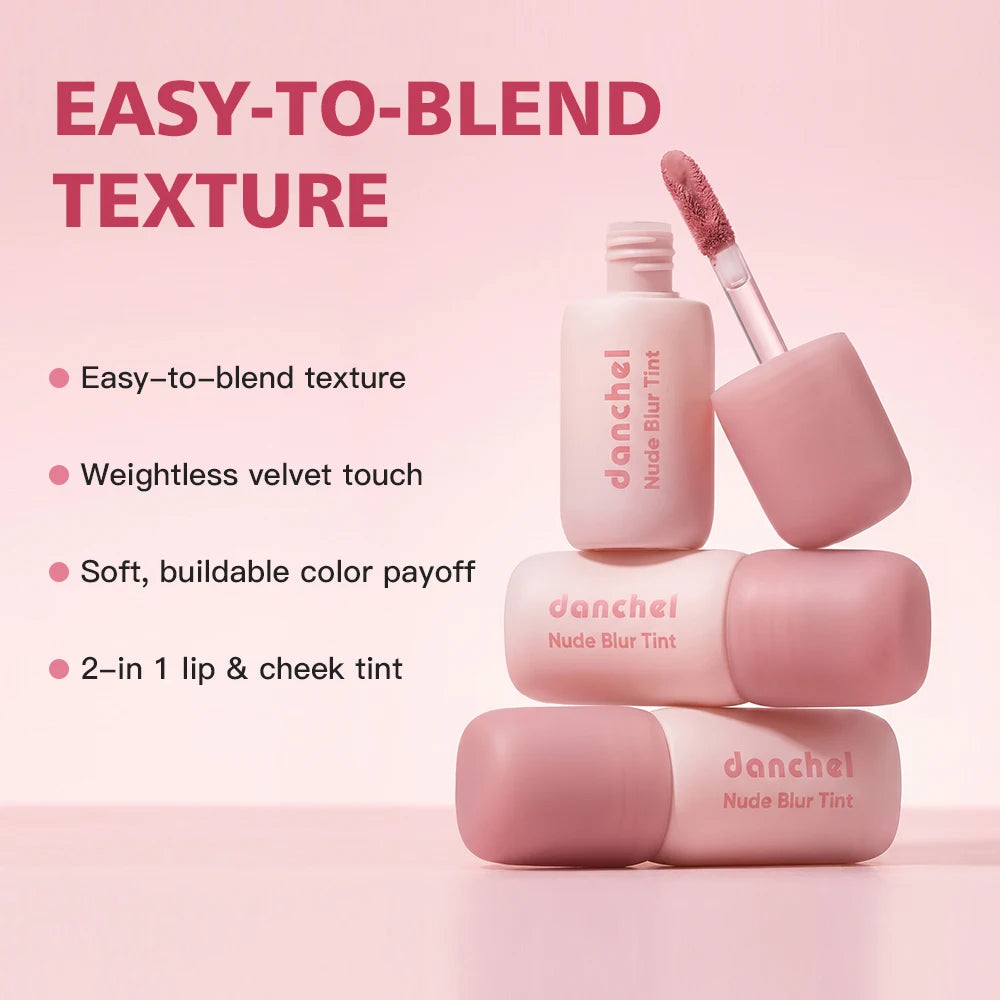 Nude Blur Tint Smudge‑proof Visibly Smooths Lip Lines Airy Matte Texture Lip gloss Wide Range of Shades 2-in 1 Lip & Cheek Tint Peaceful Pleasures Health and Wellness