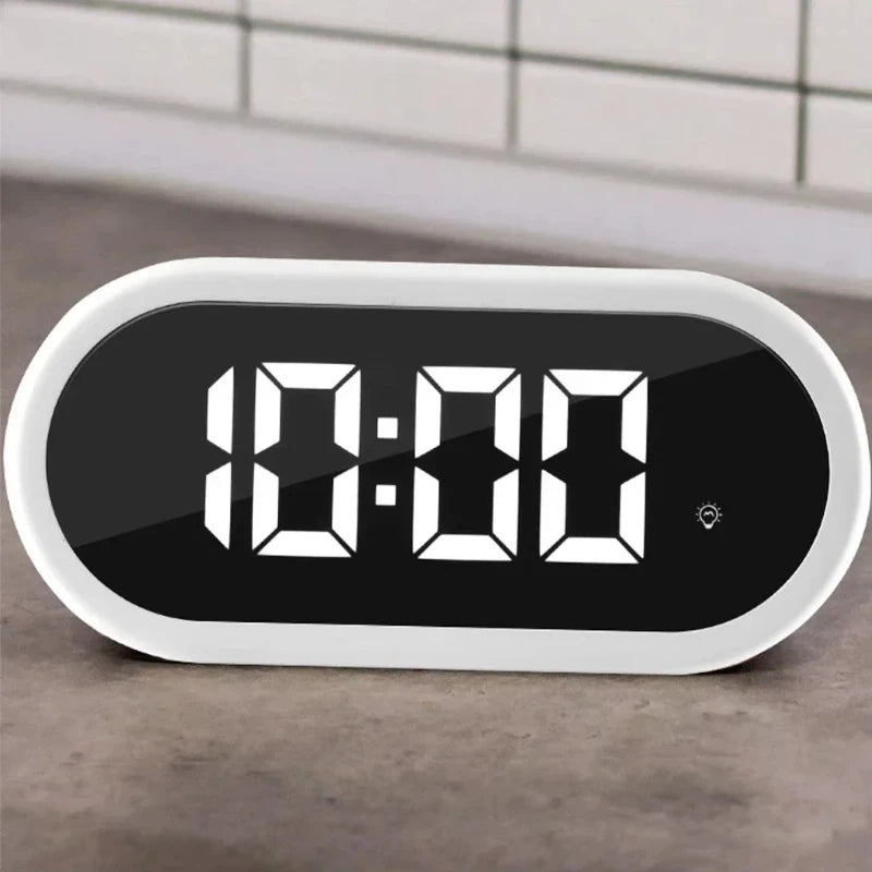 LED Digital Alarm Clock | Snooze, Dimmer & USB Charging