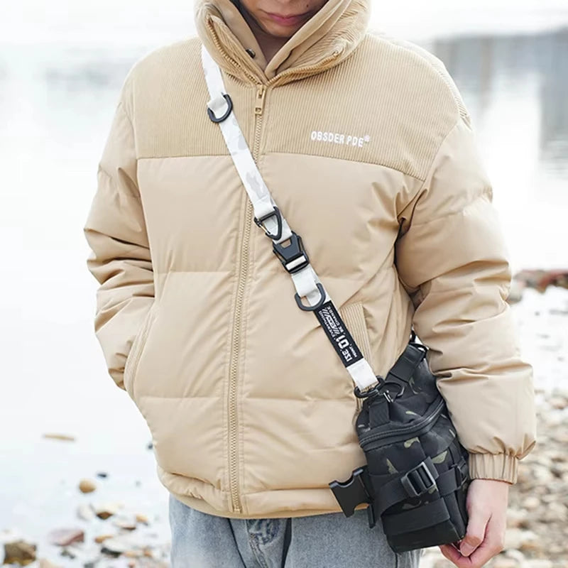 1pcs Outdoor multifunctional diagonal hanging rope with adjustable length expandable single shoulder crossbody backpack strap Peaceful Pleasures Health and Wellness