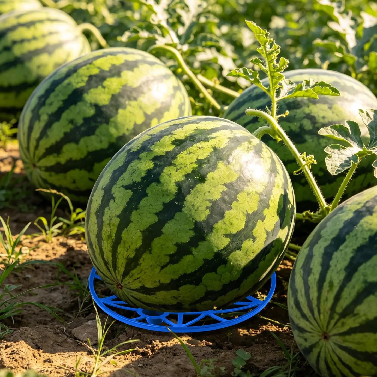Watermelon Stand Fruit Growing Tray, Plastic Melons Support Holder For Pumpkin Strawberry Vegetable Garden Greenhouse Planting Peaceful Pleasures Health and Wellness