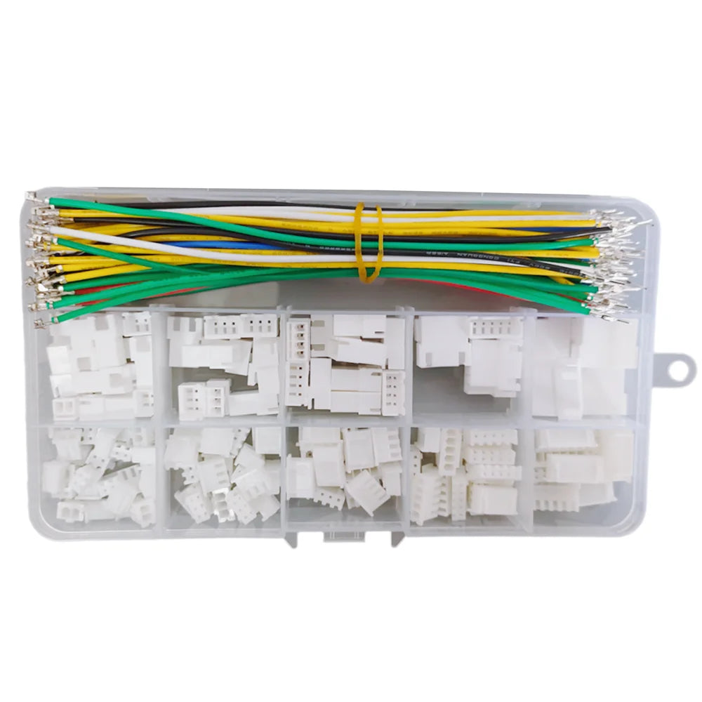 JST XH 2.54mm Pitch Male Female Extension Cable and 22AWG Pre-Crimped Silicone Cable 2 3 4 5 6 Pin Housing XH2.54 Extension Cord Peaceful Pleasures Health and Wellness