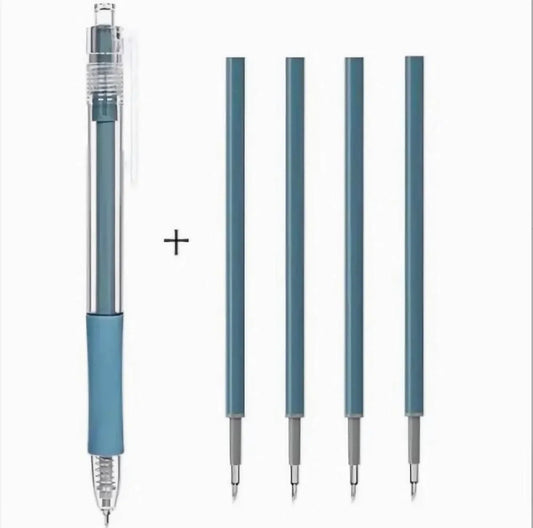 5-Piece Craft Paper Cutting Pen Cutter & Carving Tool Set Paper Craft Cutting Set Peaceful Pleasures Health and Wellness pen and 4 core blue