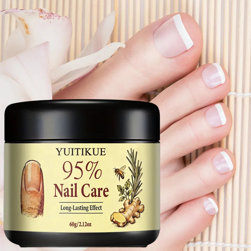 Yuitikue 95% Nail Care Cream, 60g Long-Lasting Nail Repair Cream for Strengthening Nails & Improving Nail Health Peaceful Pleasures Health and Wellness