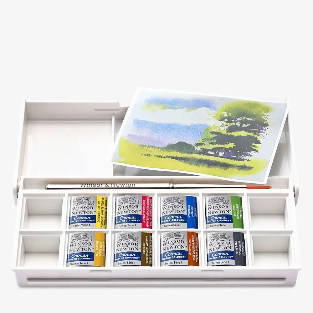 Winsor Newton Cotman Watercolor Paint 6 Metallic Colors 0 27-oz Tubes